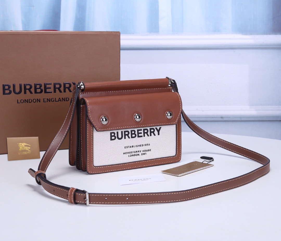 B*urberry Bag Top Quality 19*5*15cm