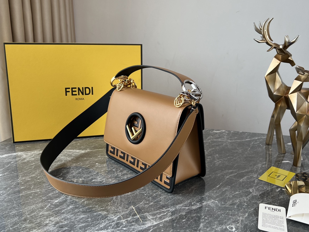 F*endi Bag Top Quality 25*11*19CM