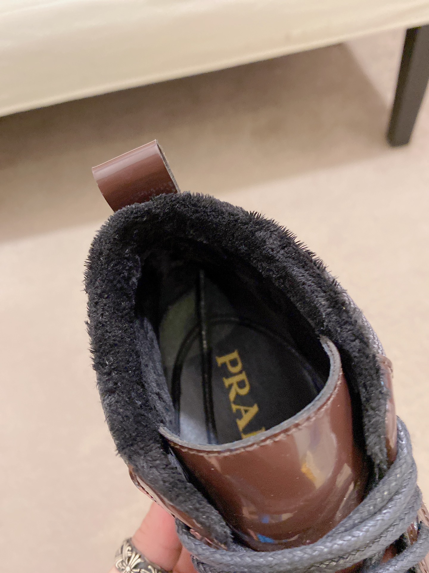 Mens P*rada Top Sneakers