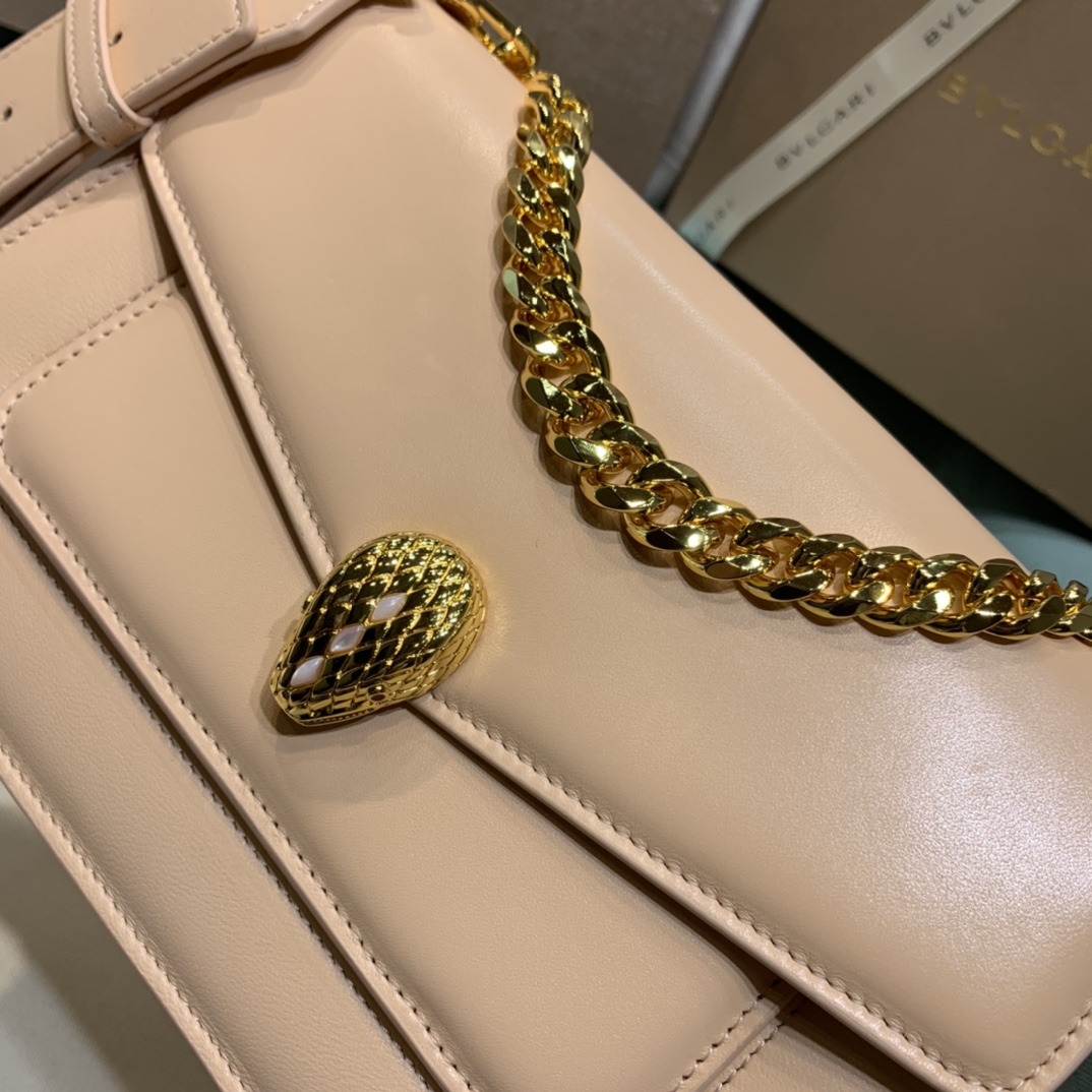 B*vlgari Top Bag 25×14.5×9cm