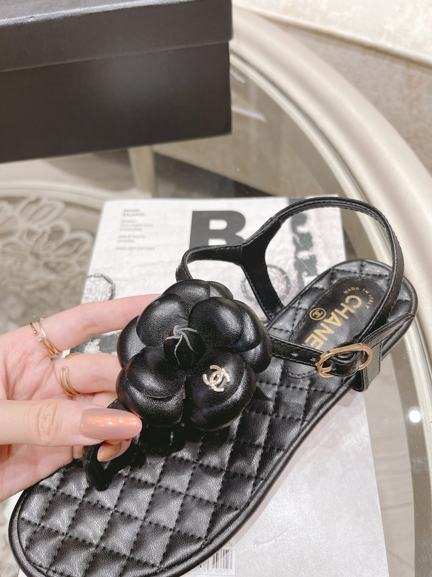 Women C*hanel Top Sandals