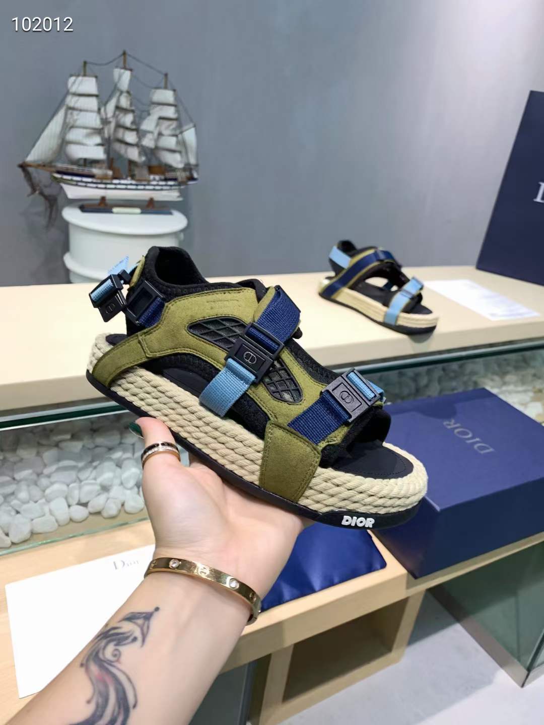 Men Women D*ior Top Sandals