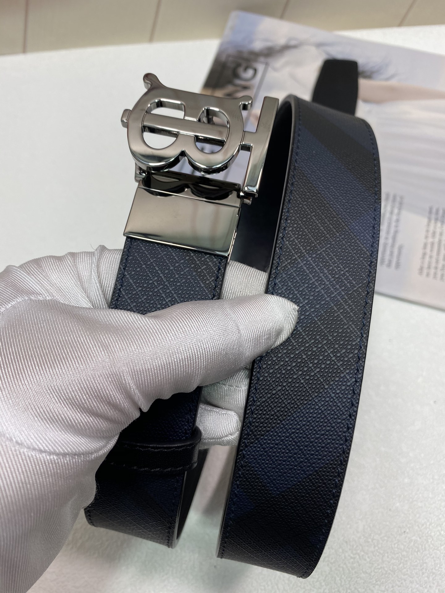 B*urberrry Belts Top Version 35MM