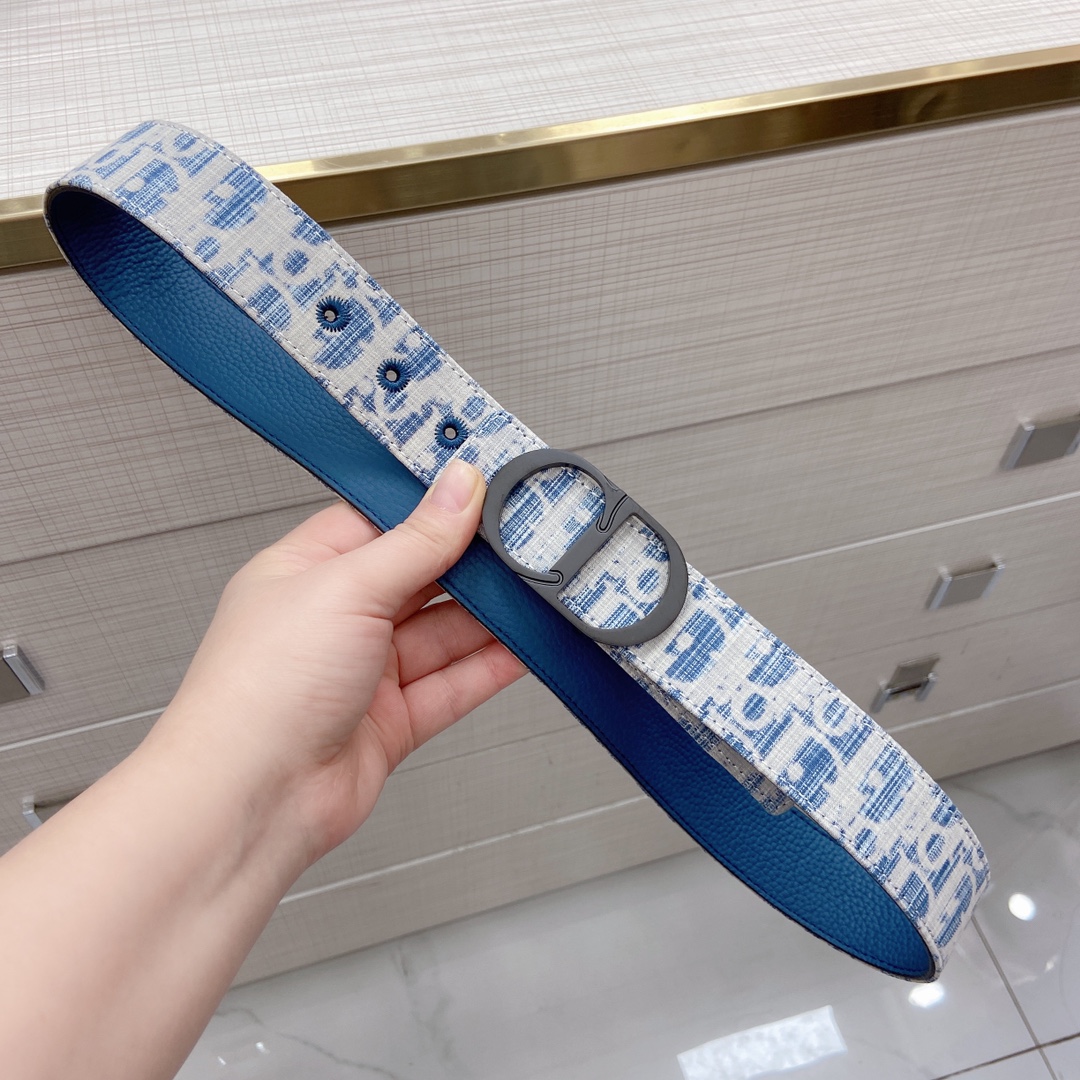 D*ior Belts Top Quality 34MM