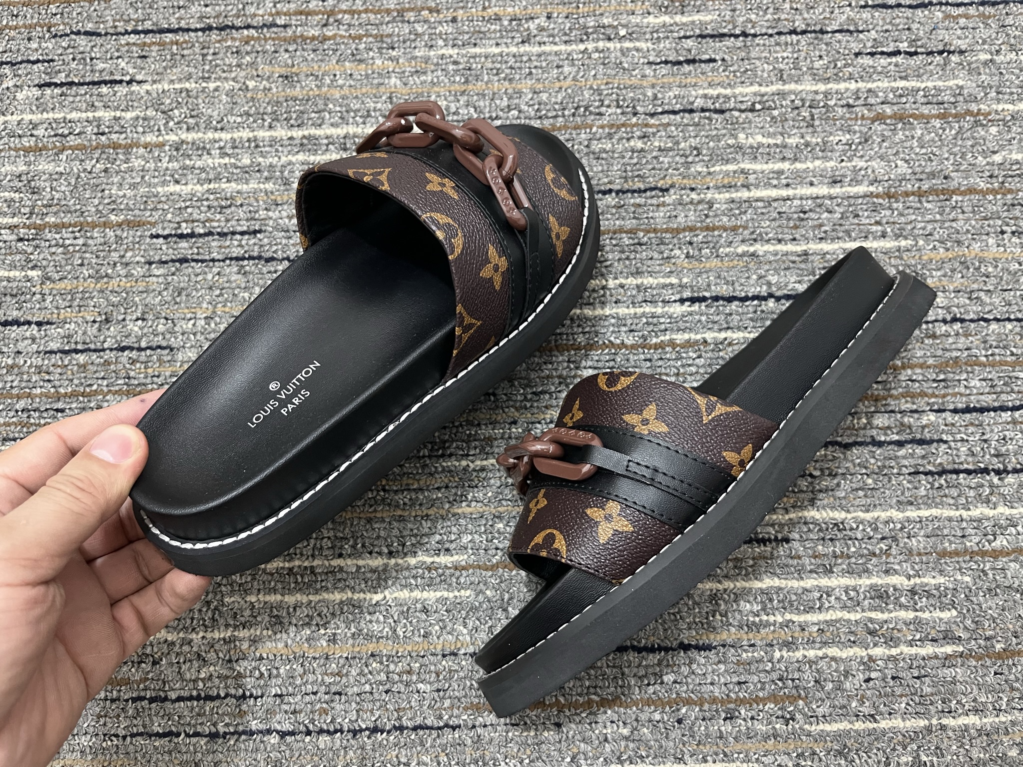 Men Women L*ouis V*uitton Top Sandals