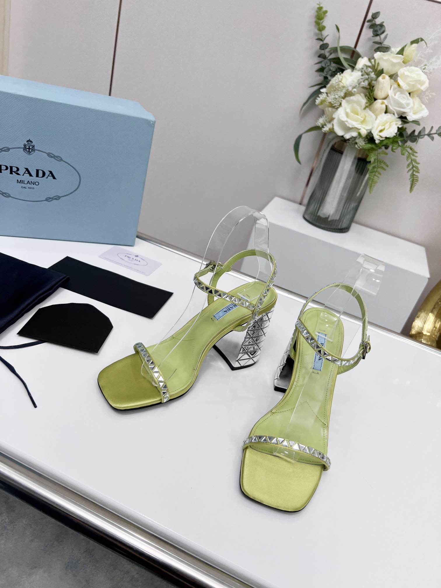 Women P*rada Top Sandals