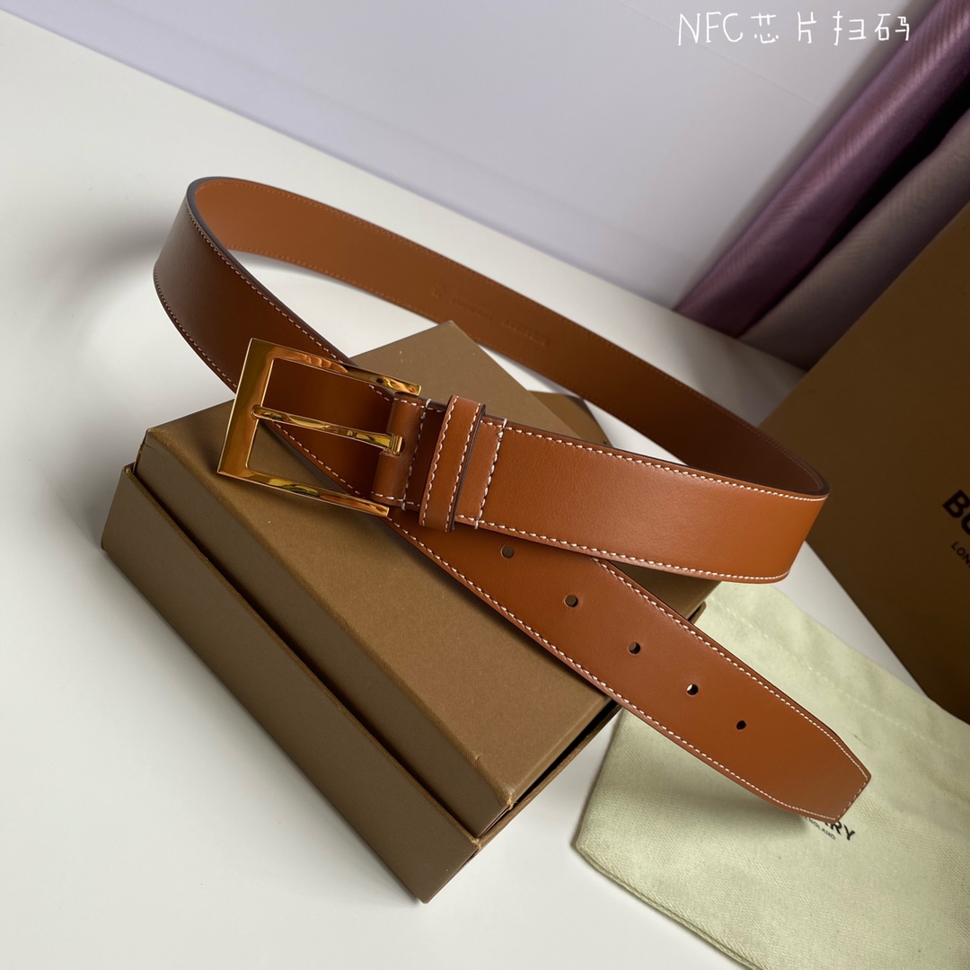 B*urberrry Belts Top Quality 35mm