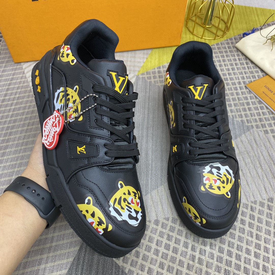 Men Women L*ouis V*uitton Top Sneakers