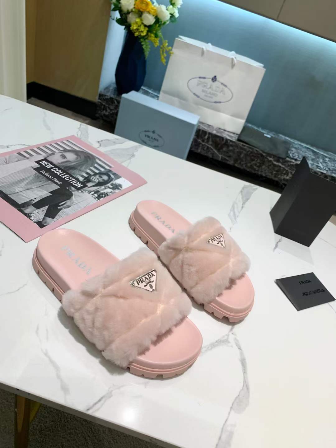 Women P*rada Top Sandals