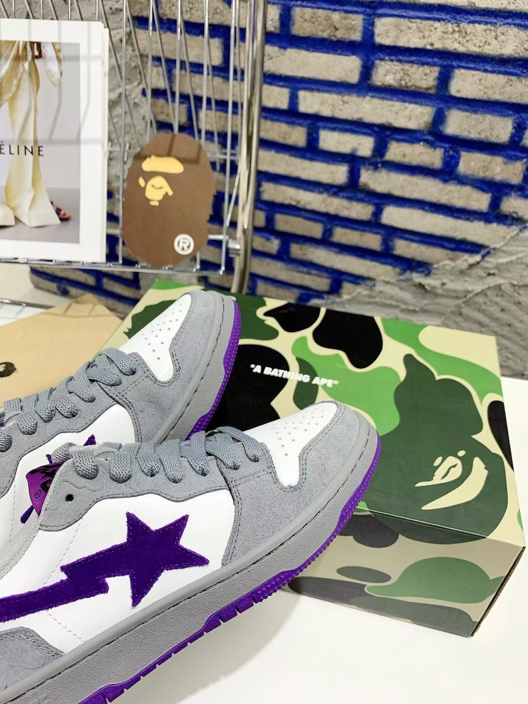 Men Women B*ape Top Sneaker