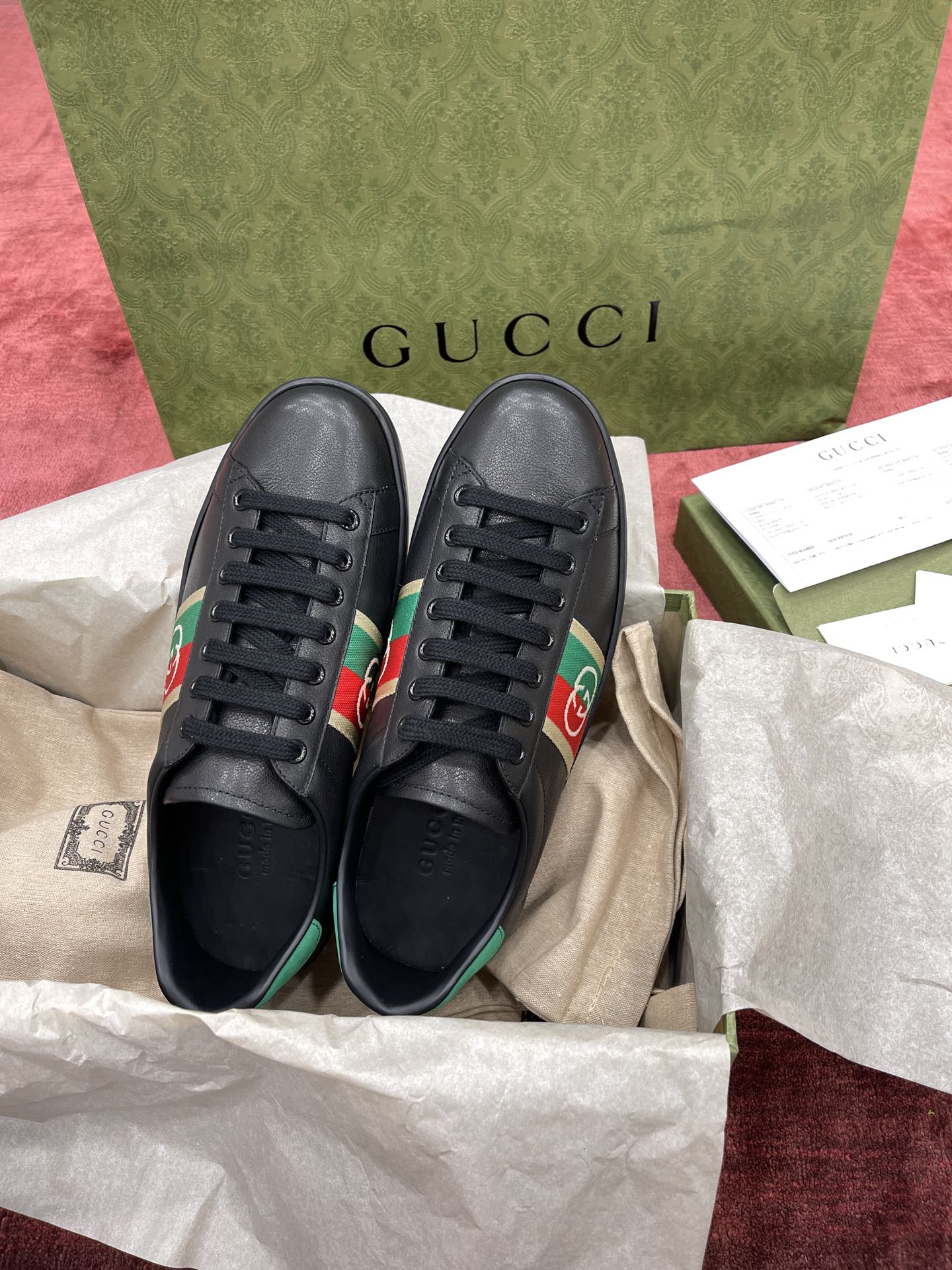 Men G*ucci Top Sneaker