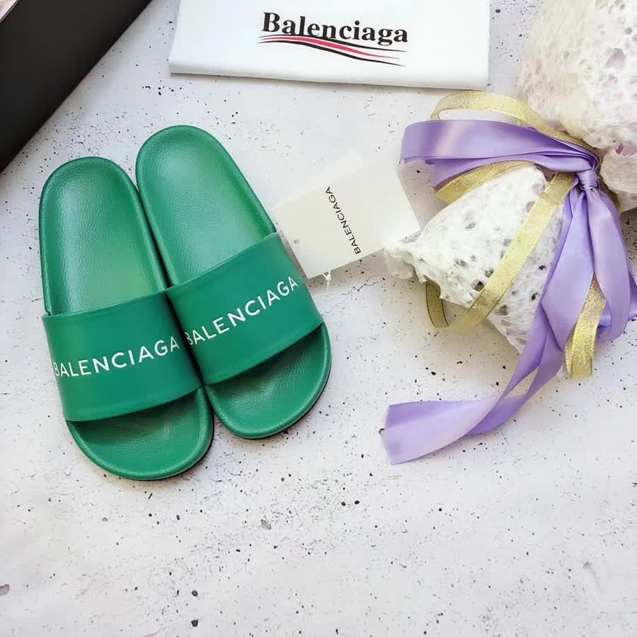 B*lenciaga Slippers