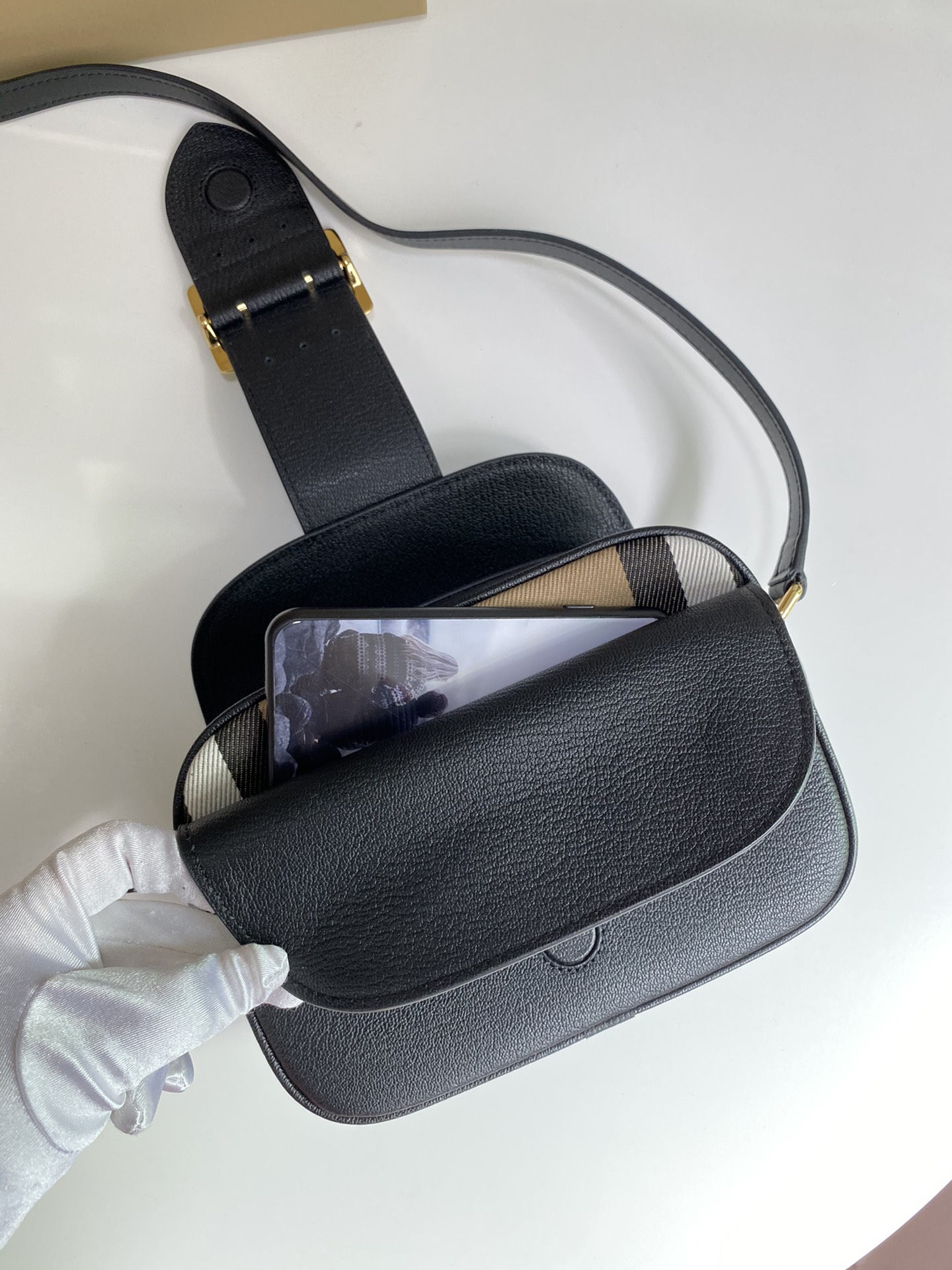 B*urberry Bag Top Quality 21*7.5*17cm