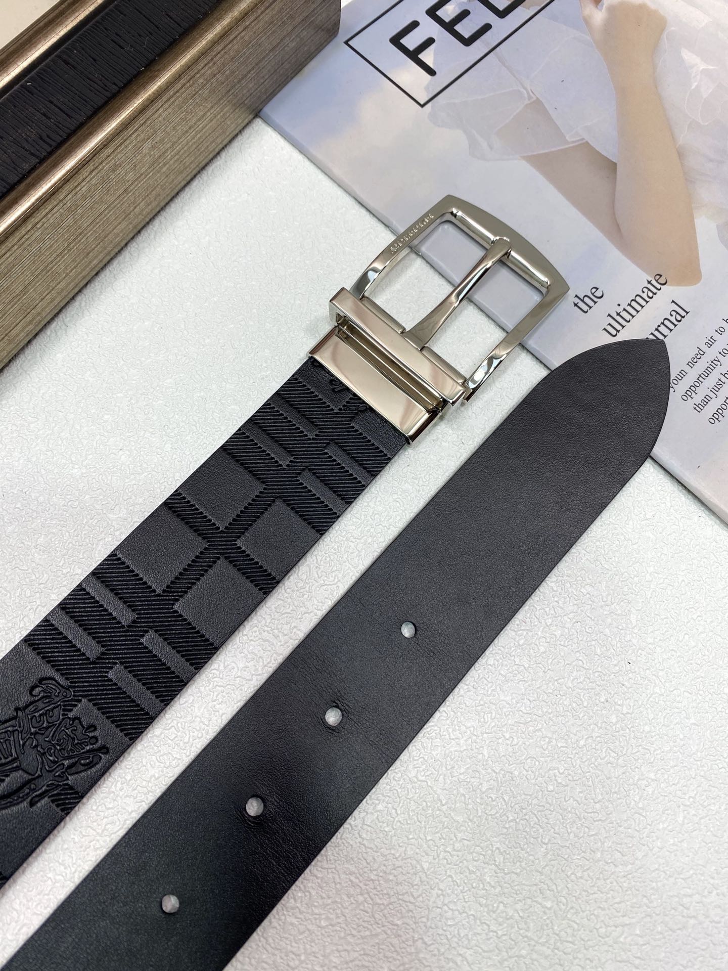 B*urberrry Belts Top Version 35MM