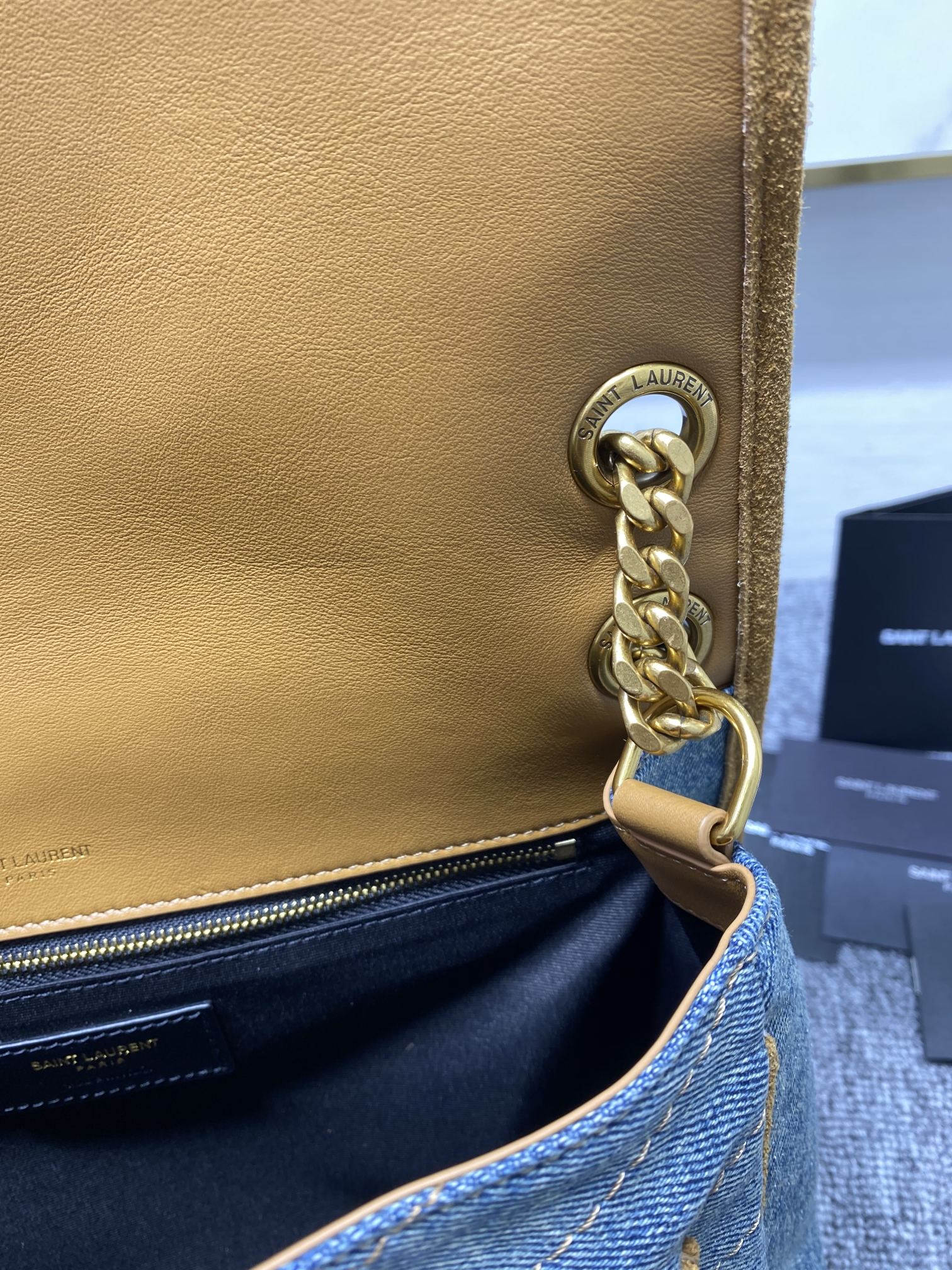 Y*SL Top Bag 28*22*9cm