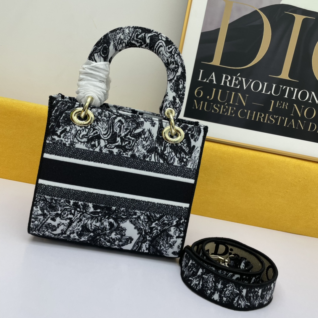 D*ior Top Bag 24*20*11cm