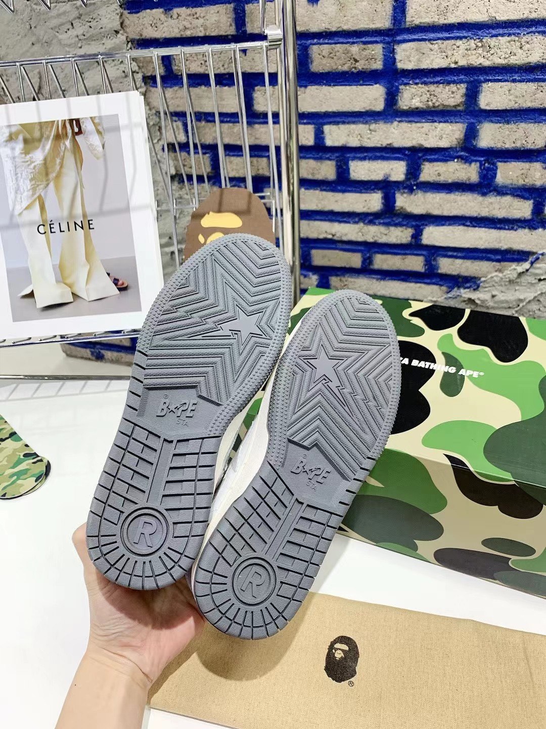 Men Women B*ape Top Sneaker