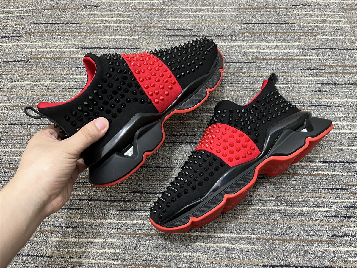 Men Women C*hristian L*ouboutin Top Sneakers