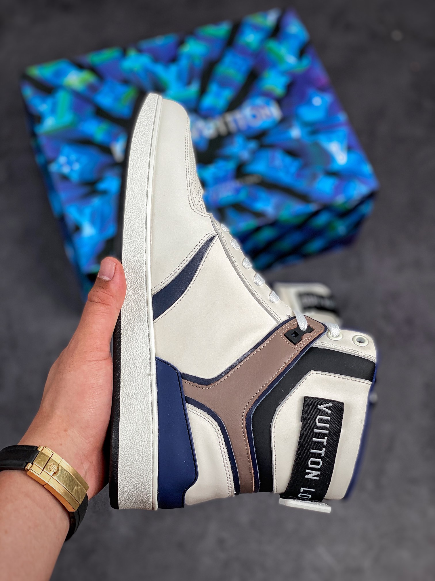 Men L*ouis V*uitton Top Sneaker