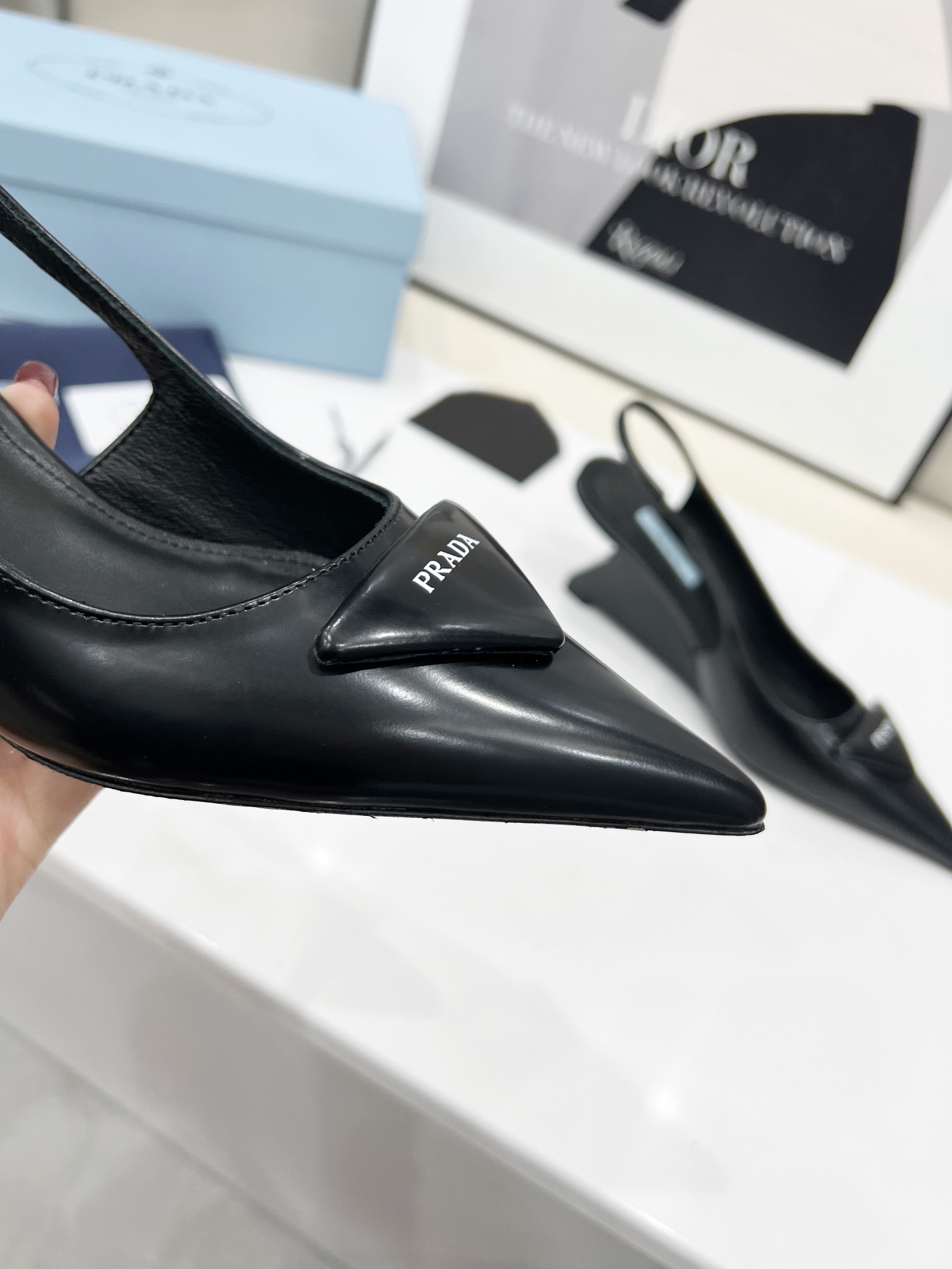 Women P*rada Top Sandals