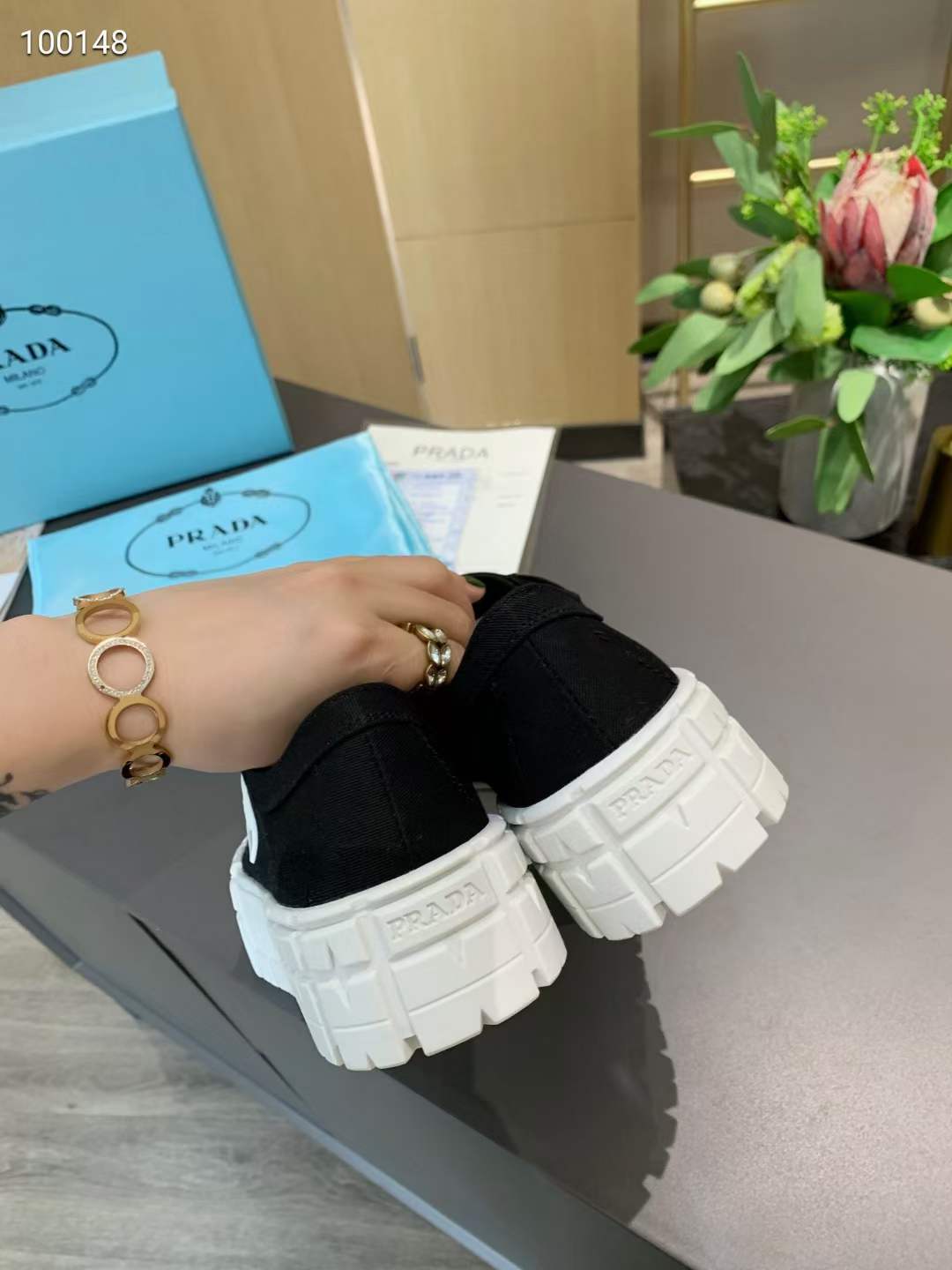 Women P*rada Top Sneaker