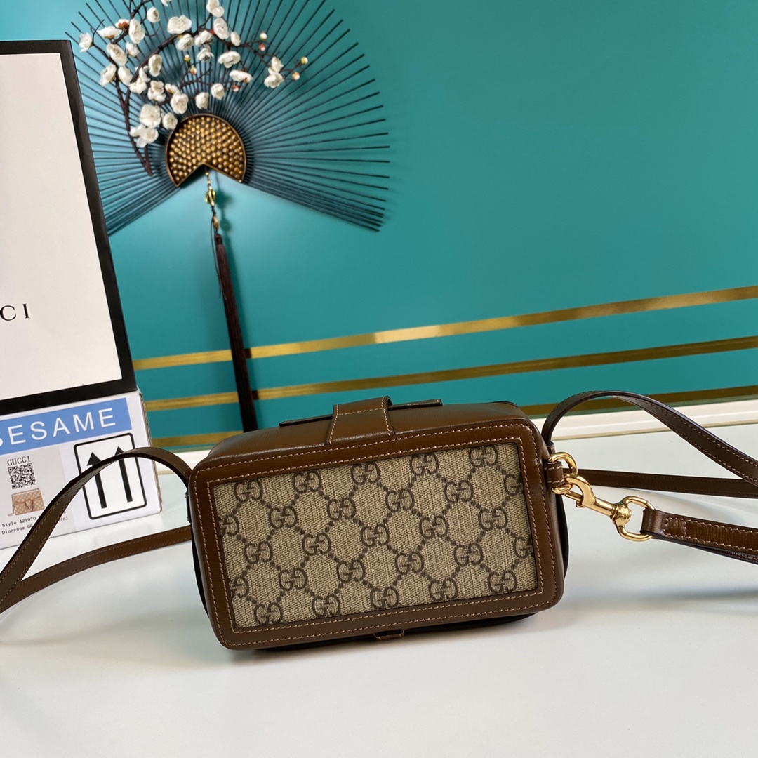 G*ucci Bag Top Quality 18*10.5*6.5cm