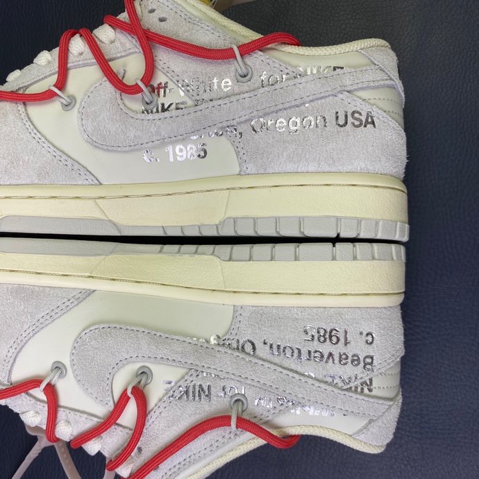 from O*ff-W*hite x Nike Dunk Low