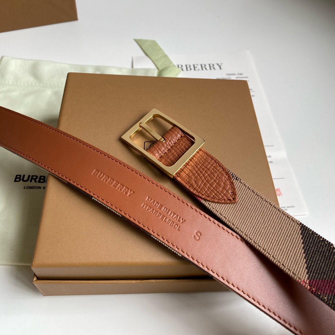 B*urberrry Belts Top Quality 30MM