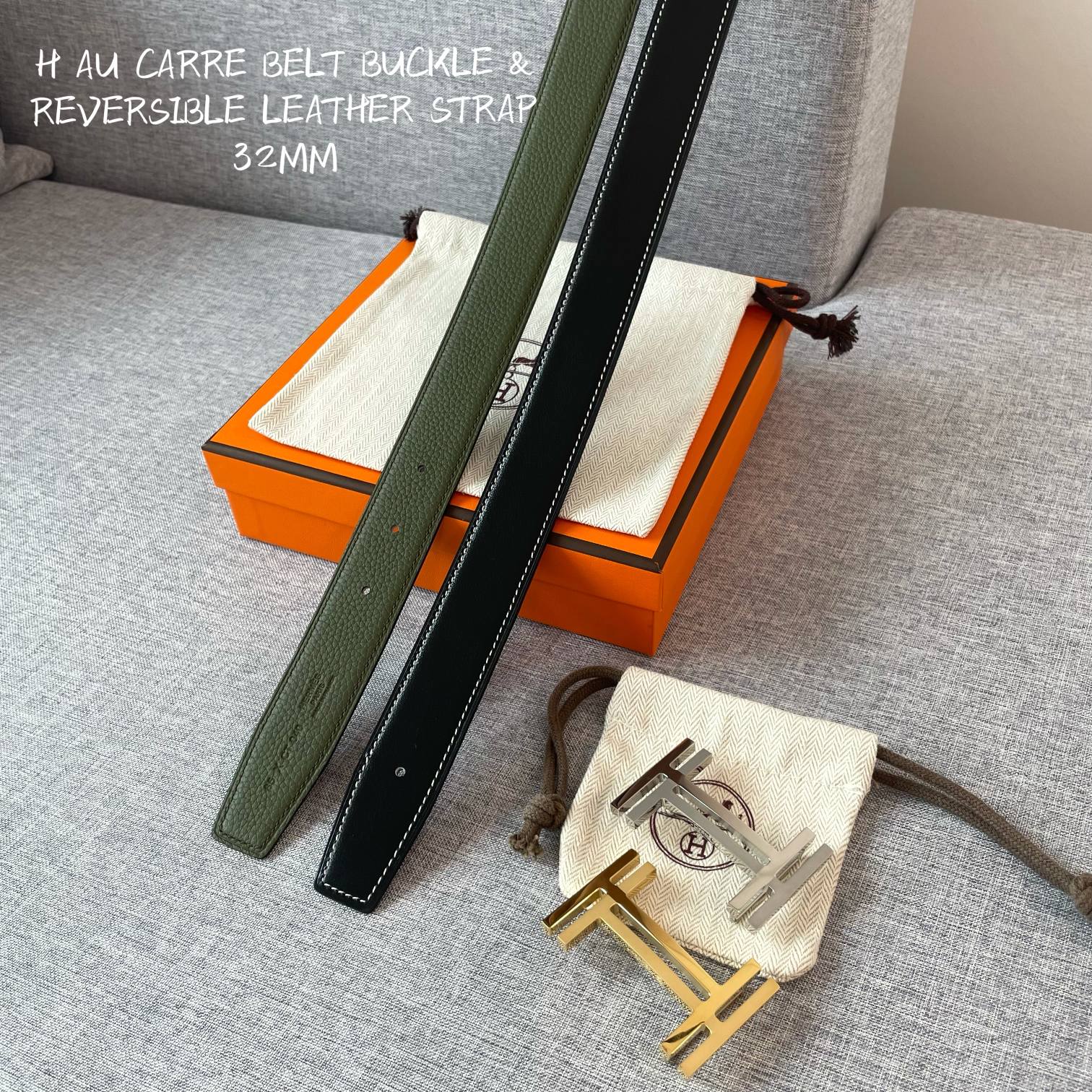 H*ermes Belts Top Quality 3.2CM