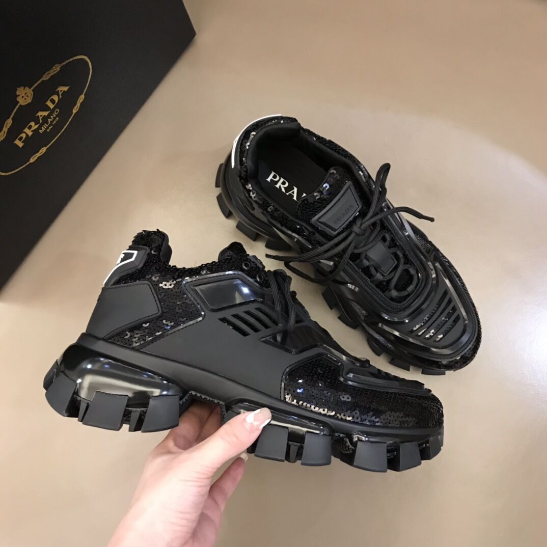 Men Women P*rada Top Sneaker