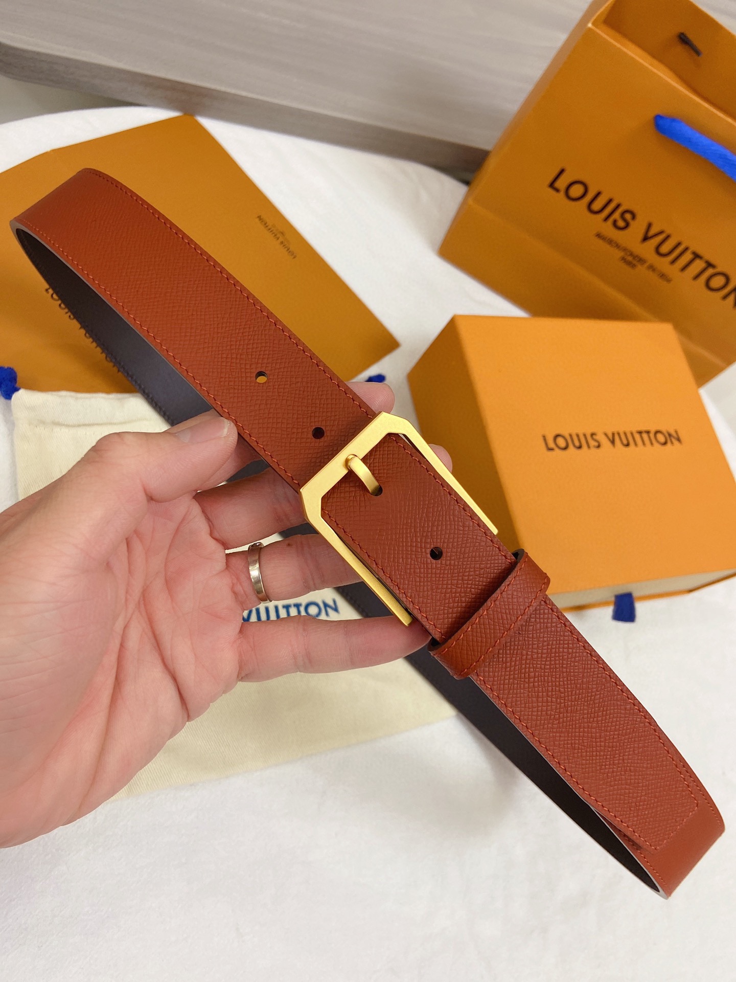 L*ouis V*uitton Belts Top Quality 35MM