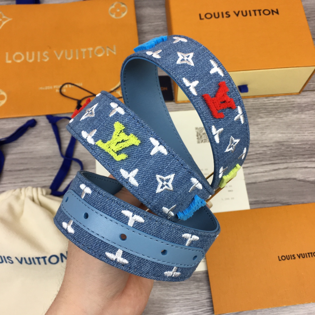 L*ouis V*uitton Belts Top Quality 35MM