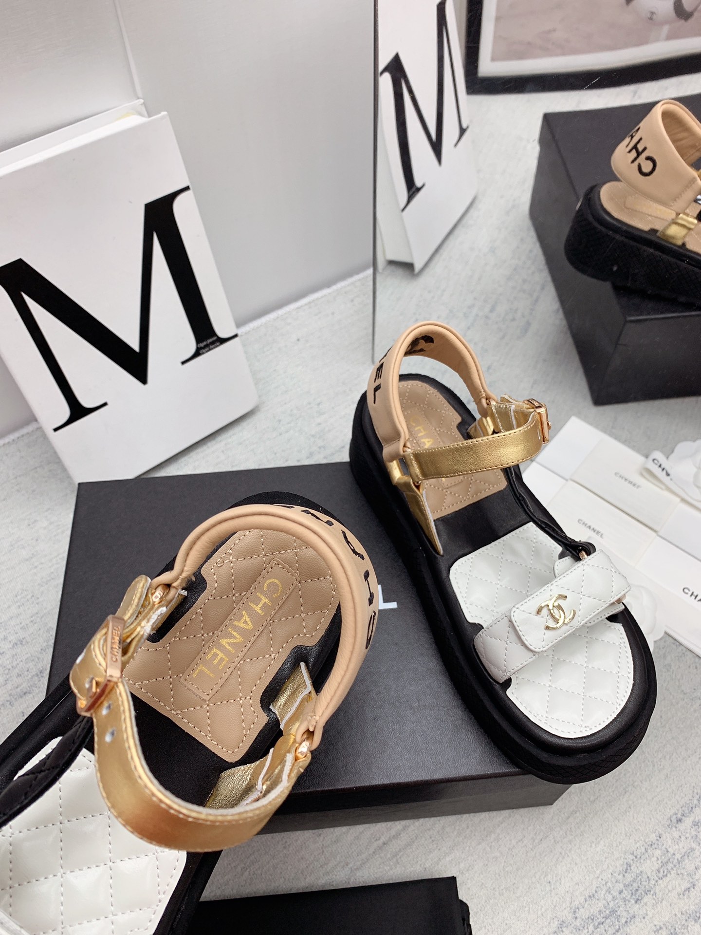 Women C*hanel Top Sandals