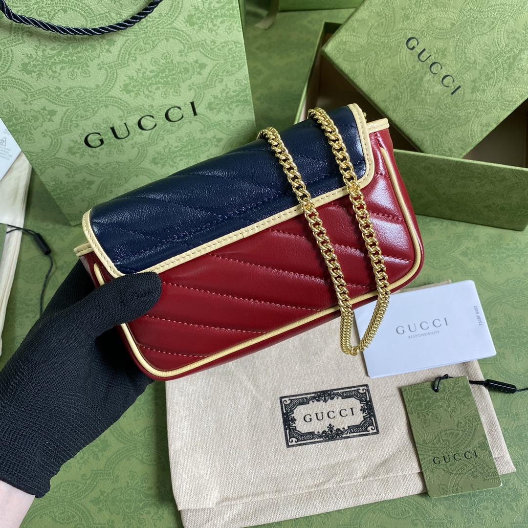 G*ucci Top Bag 16.5*10.2*5.1cm