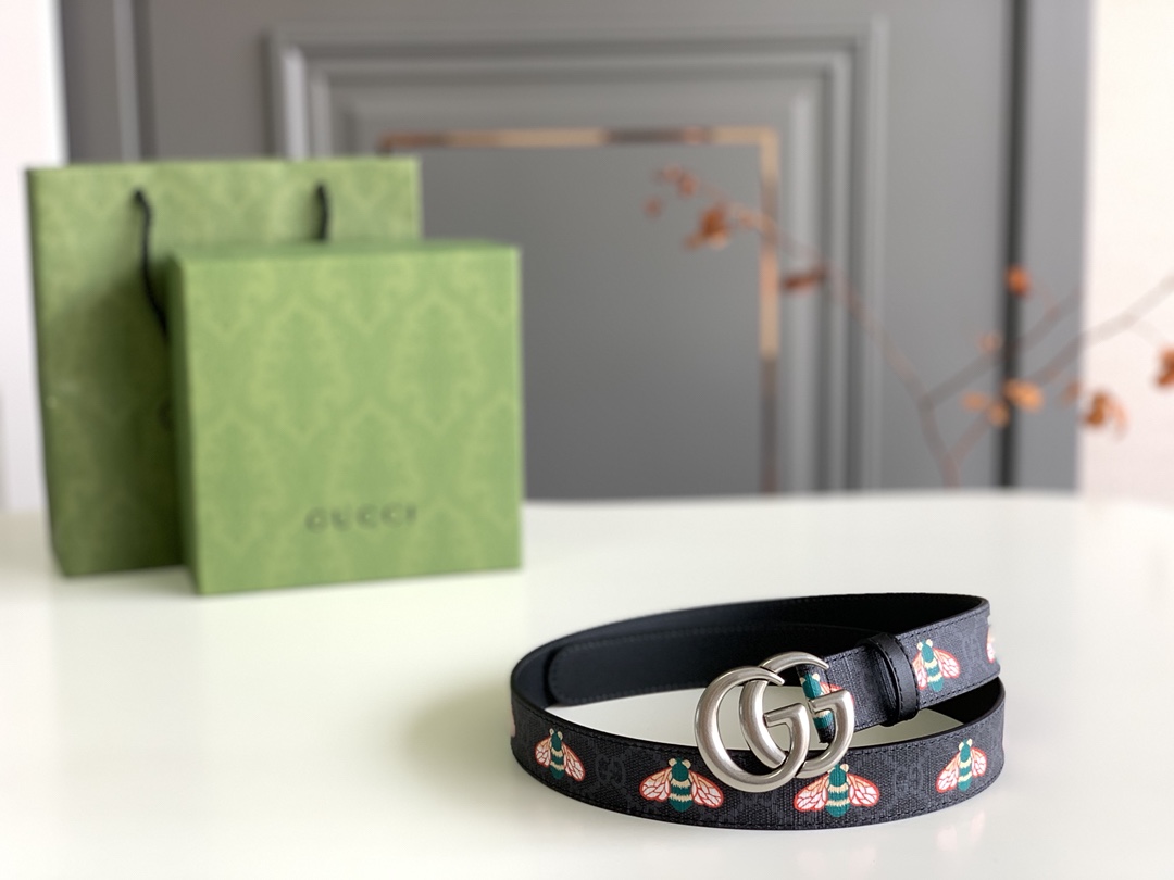 G*ucci Belts Top Quality 30MM