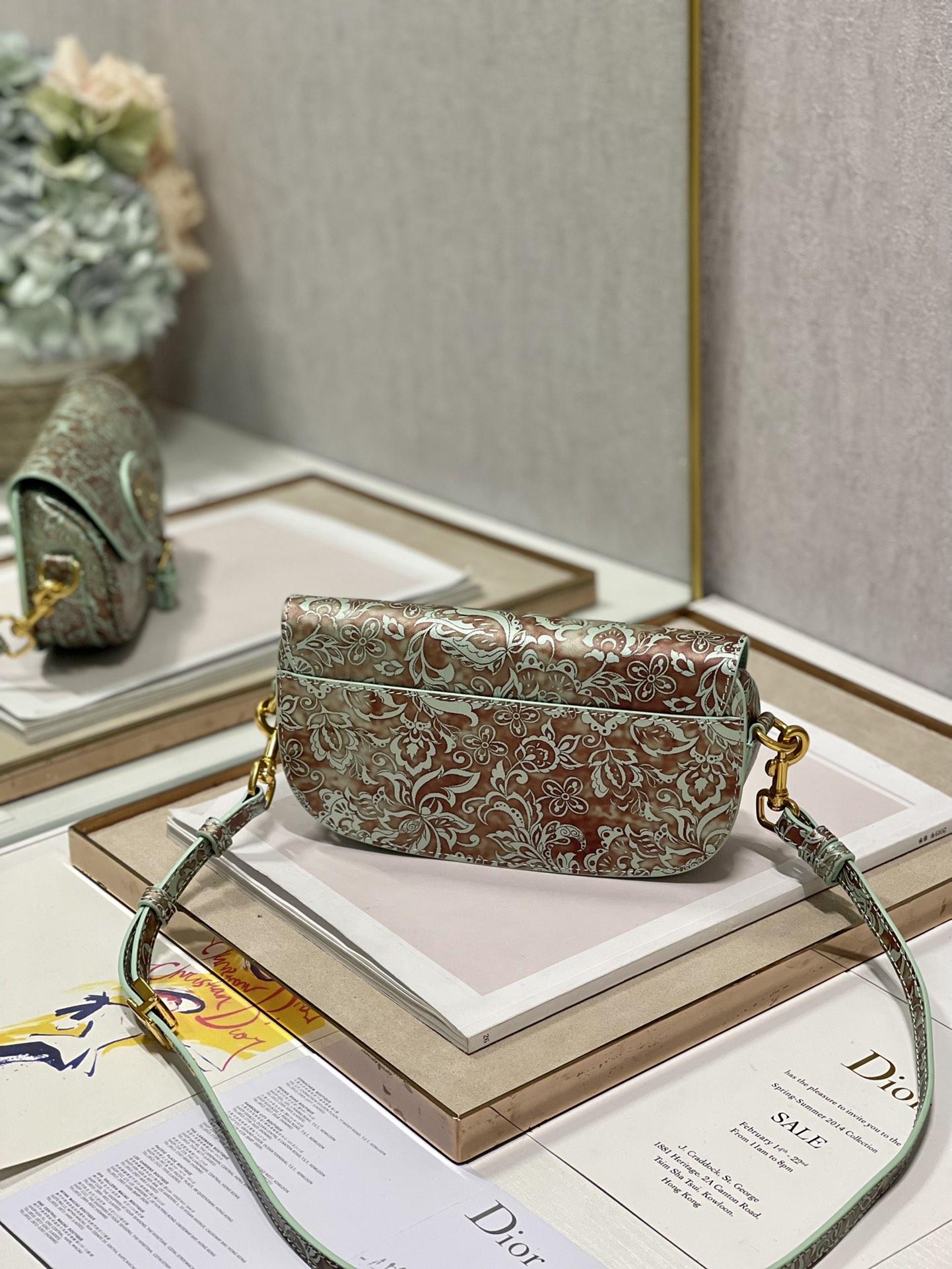 D*ior Bag Top Quality 21*5*12CM