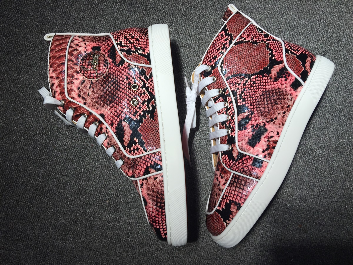 C*ristian L*uboutin Python Sneaker