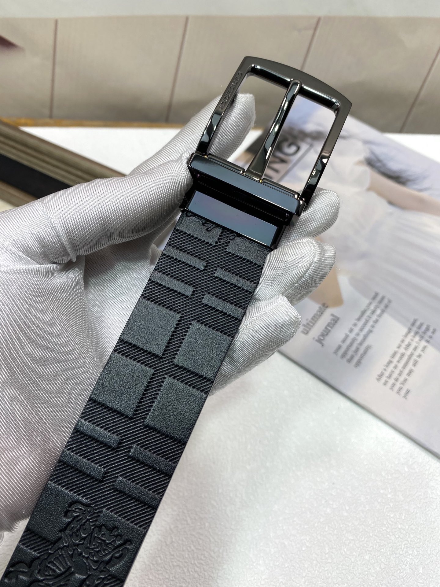 B*urberrry Belts Top Version 35MM