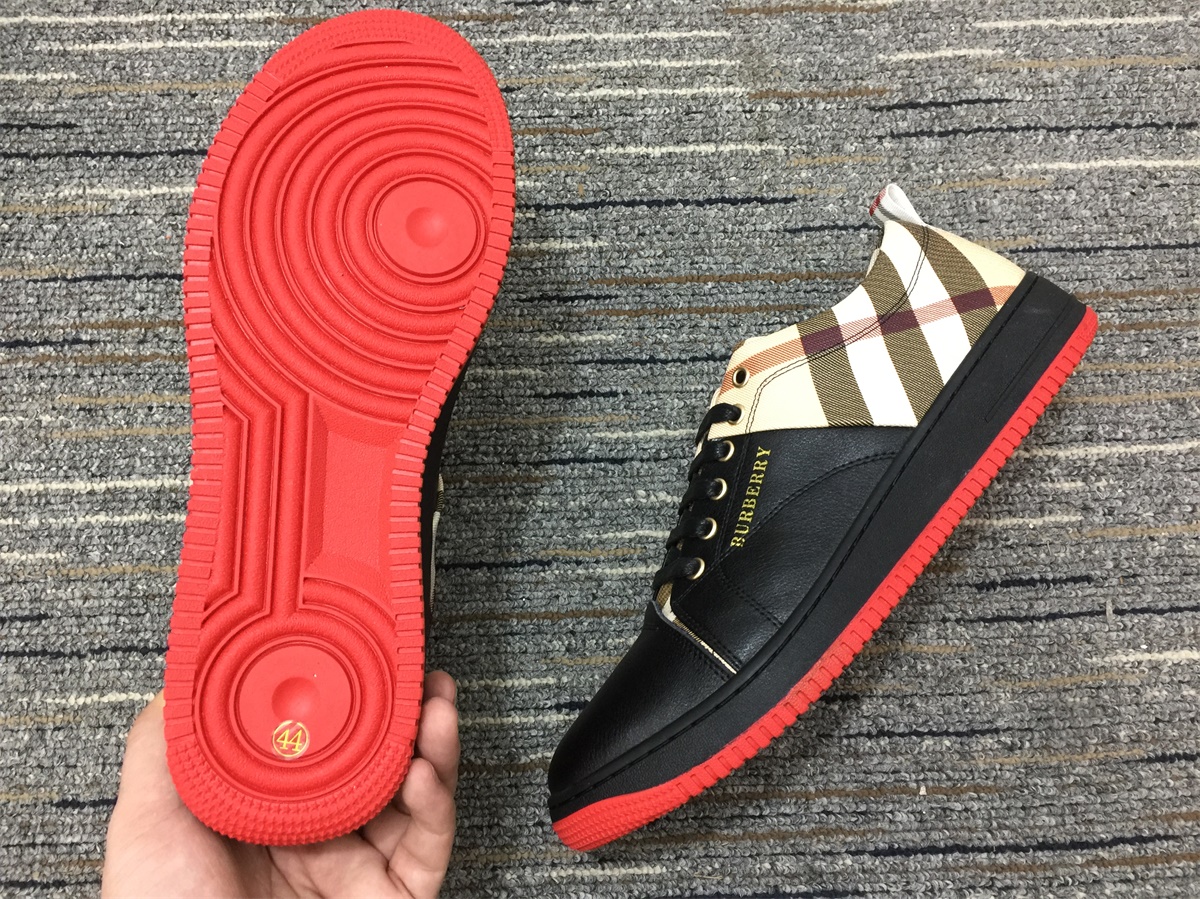 Men B*urberry Top Sneakers