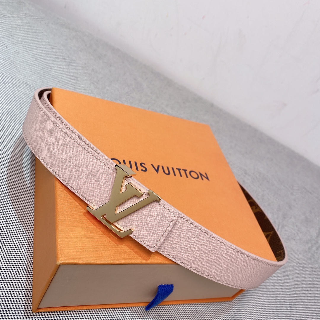 L*ouis V*uitton Belts Top Quality 30MM