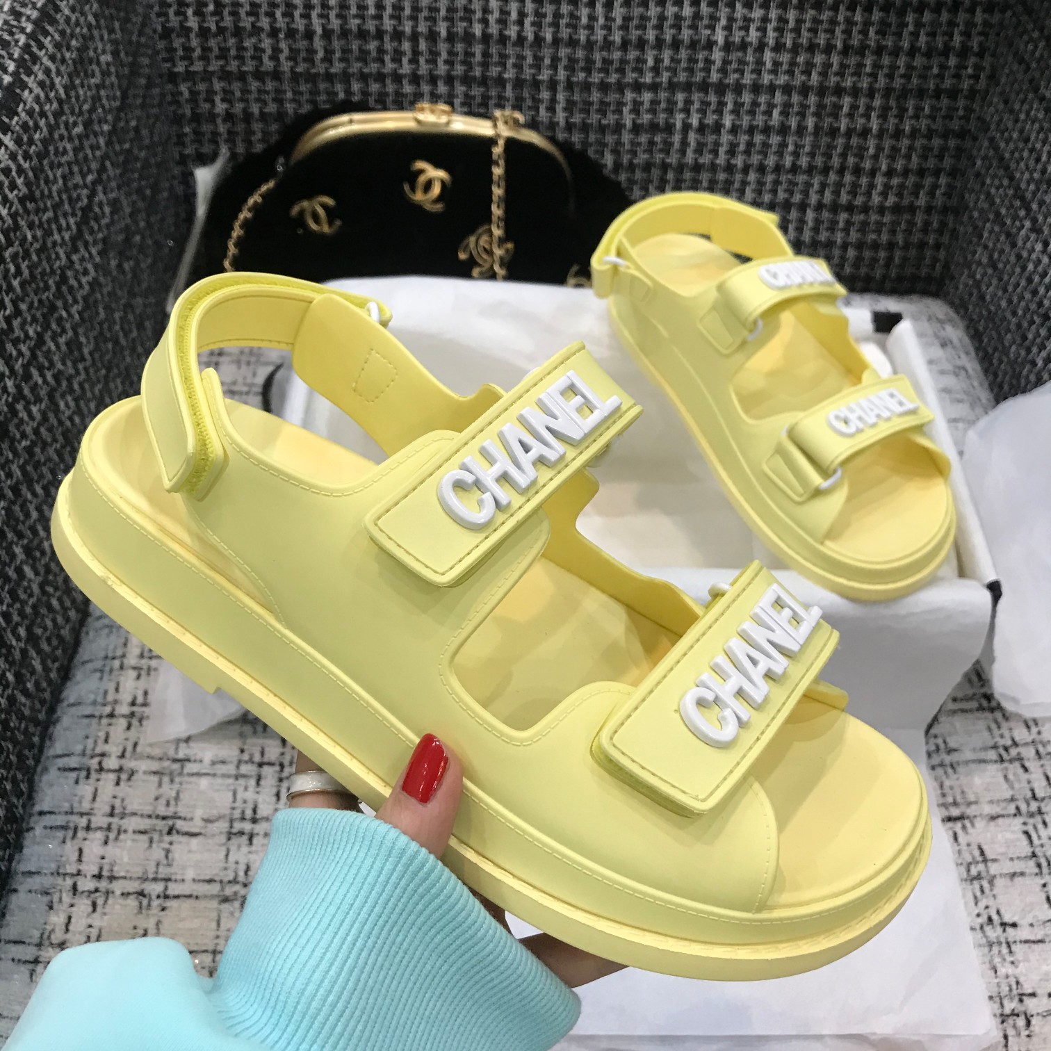 Women C*hanel Top Sandals