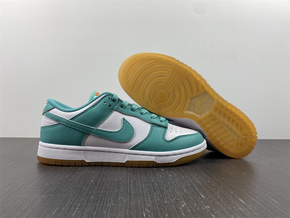 from Nike Dunk Low “Turquoise and Orange” DV2190-100