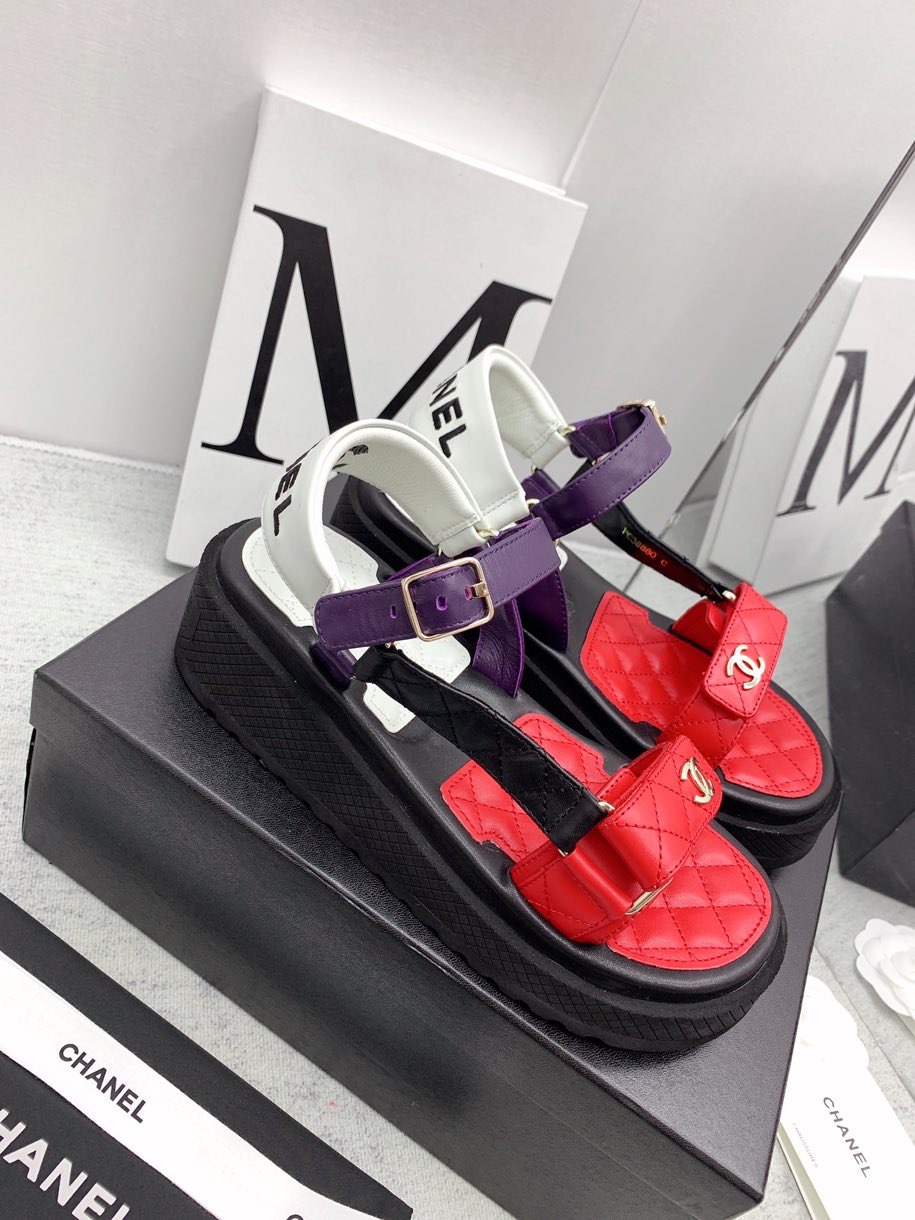 Women C*hanel Top Sandals