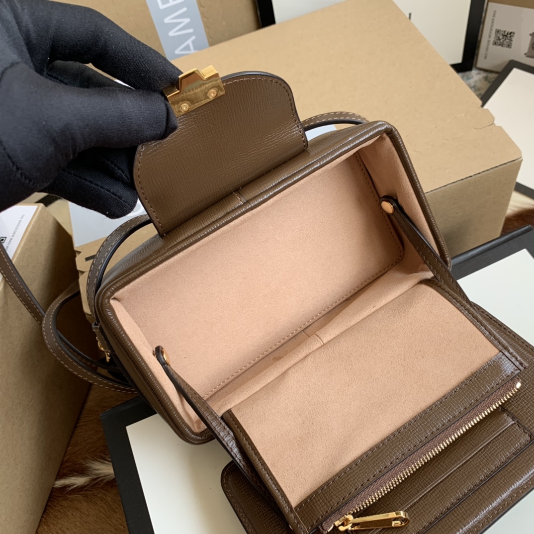 G*ucci Bag Top Quality 18*10.5*6.5cm