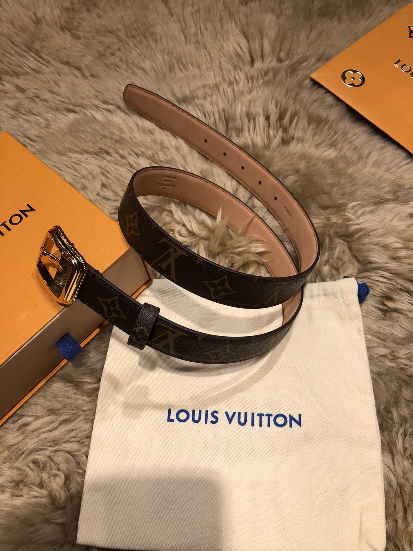 L*ouis V*uitton Belts Top Quality 30MM