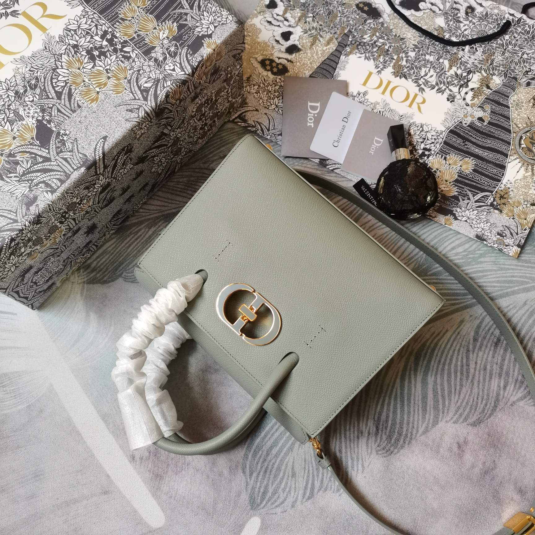 D*ior Bag Top Quality 25*19*12CM