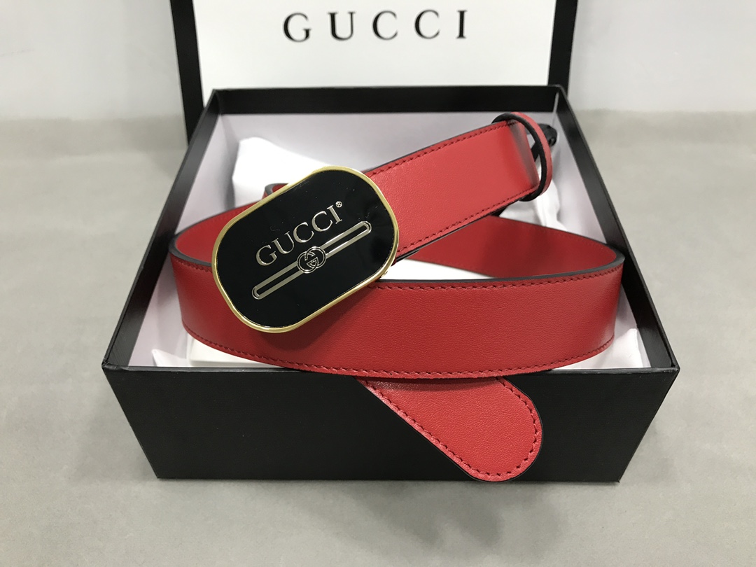G*ucci Belts Top Quality 30MM