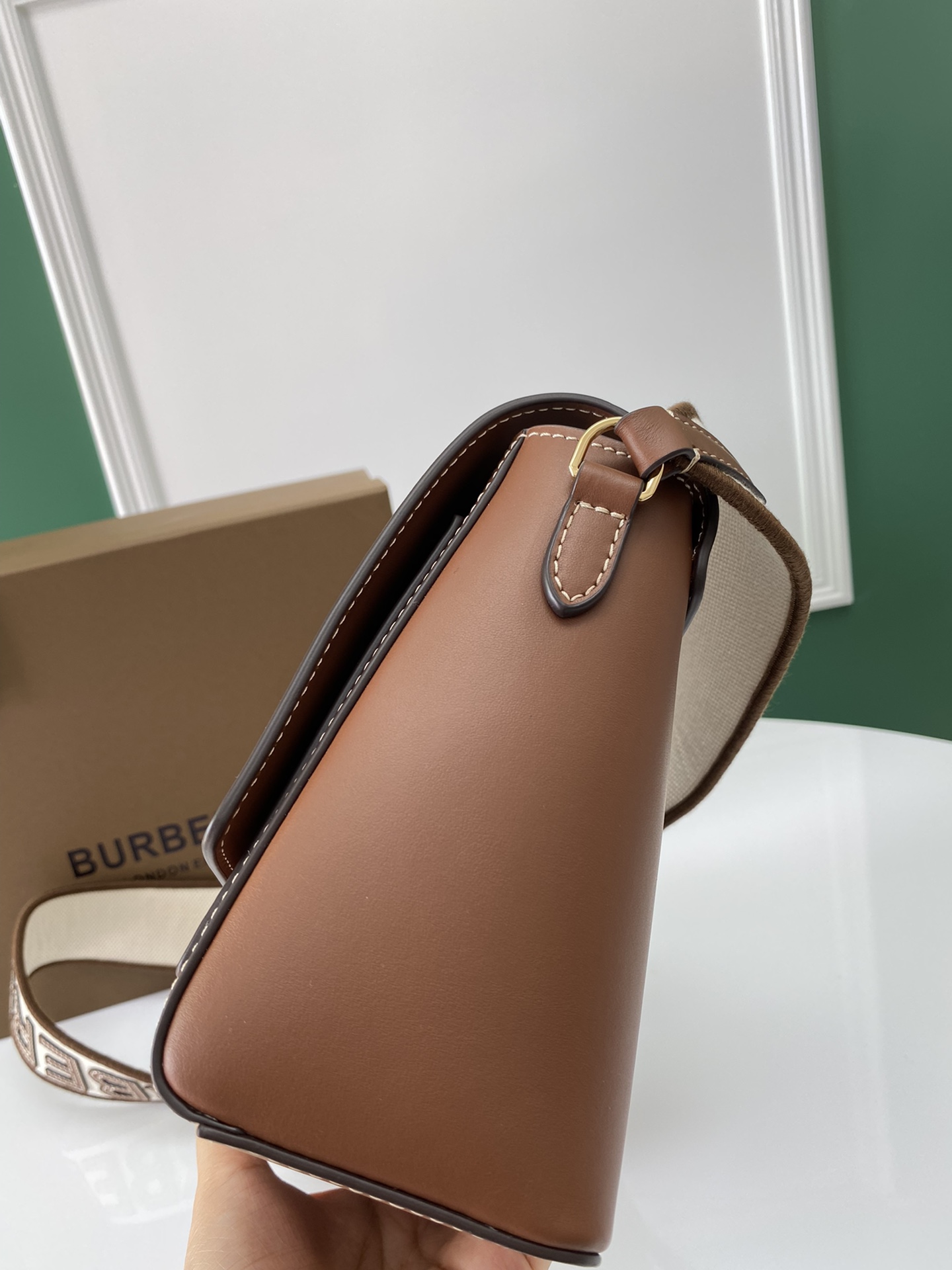 B*urberry Bag Top Quality 25*8.5*18CM