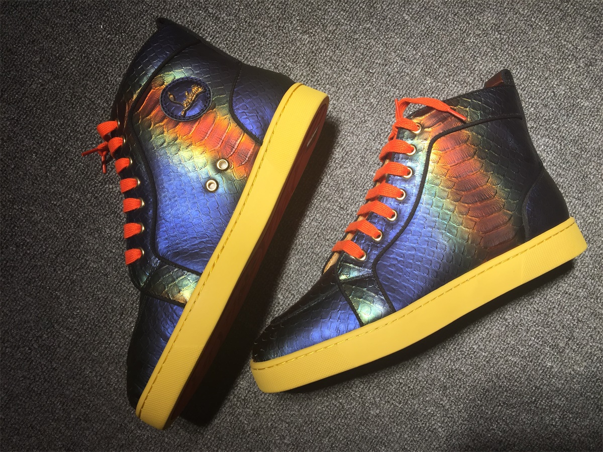 C*ristian L*uboutin Python Sneaker