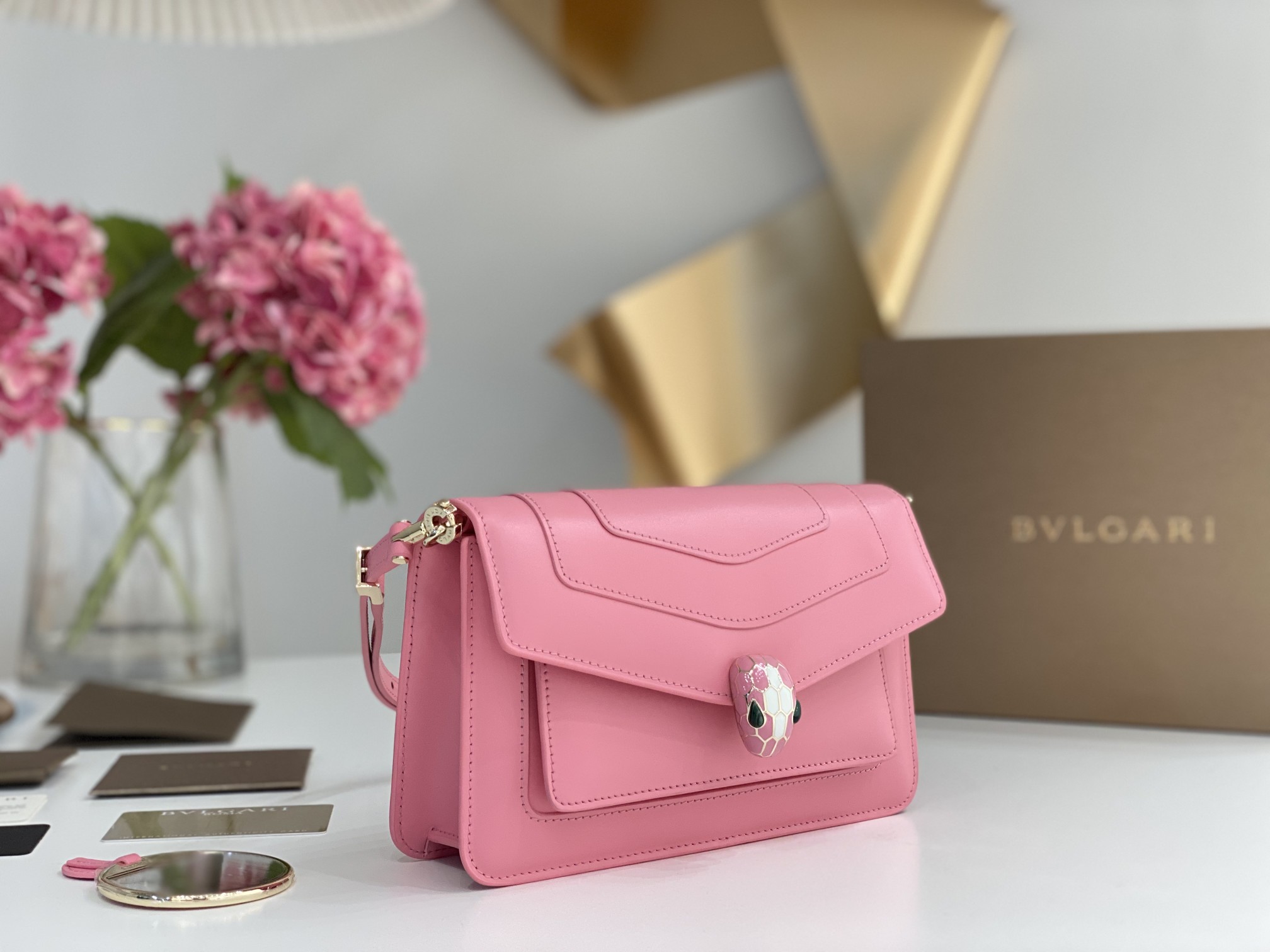 B*vlgari Bag Top Quality 22*15*4.5CM